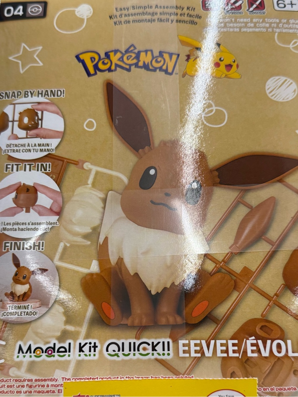 Pokémon Eevee Model Kit — Bandai – Eevee Sitting